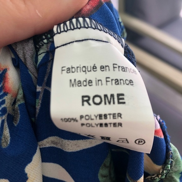 Beautiful Blue Bird High Low Italian Boho Maxi Dress - Picture 8 of 9